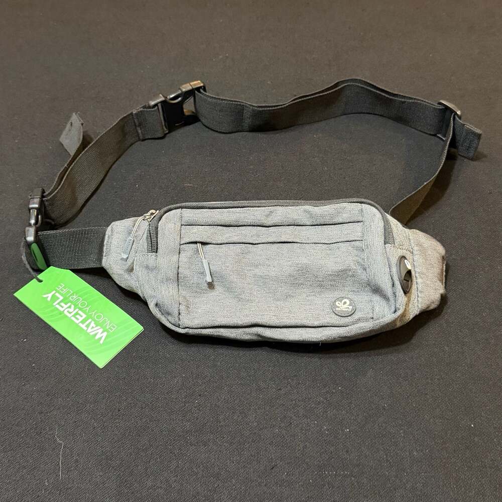 Waterfly Utility Lifestyle Fanny Pack Waist Bag in Heather Grey NEW!